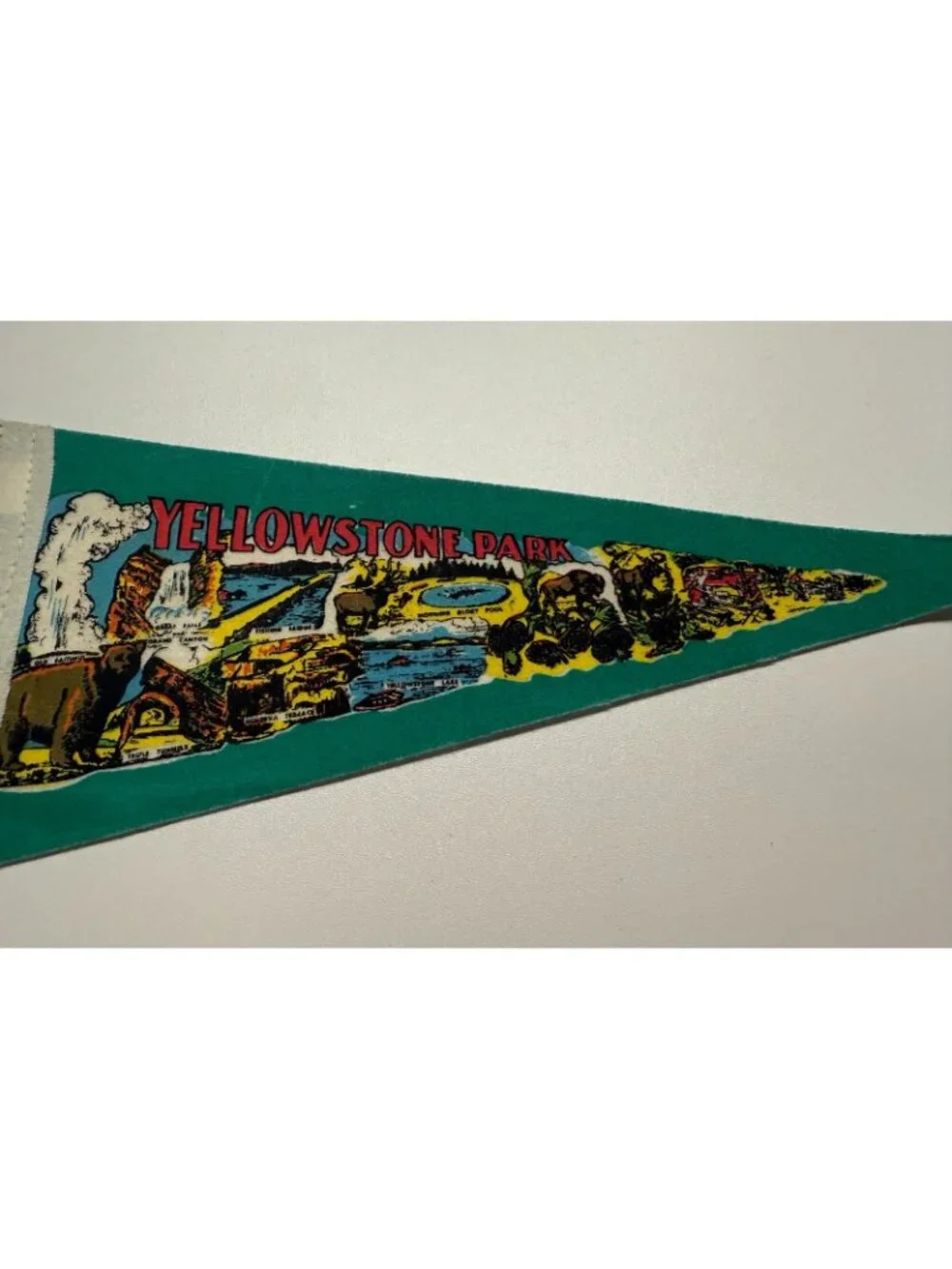 Vintage Yellowstone Park pennant